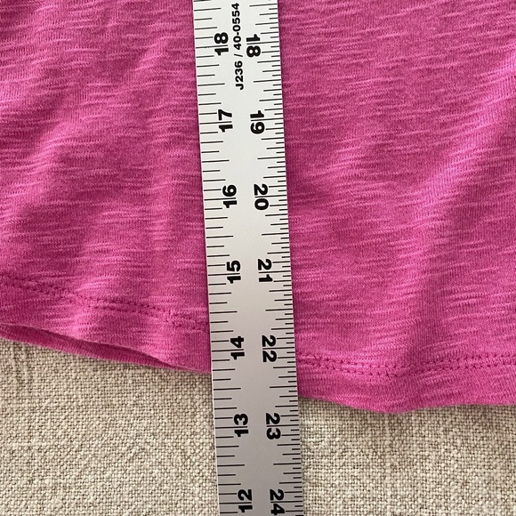 Nic+Zoe Square Neck Flutter Sleeve Tee in Freesia - Size M - Picture 5 of 9